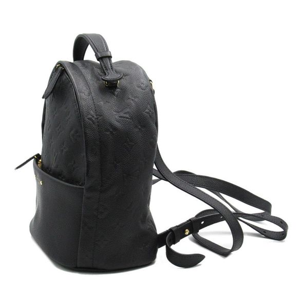 Louis Vuitton Rucksack Backpack Bag Leather Monogram Black - Picture 3 of 8